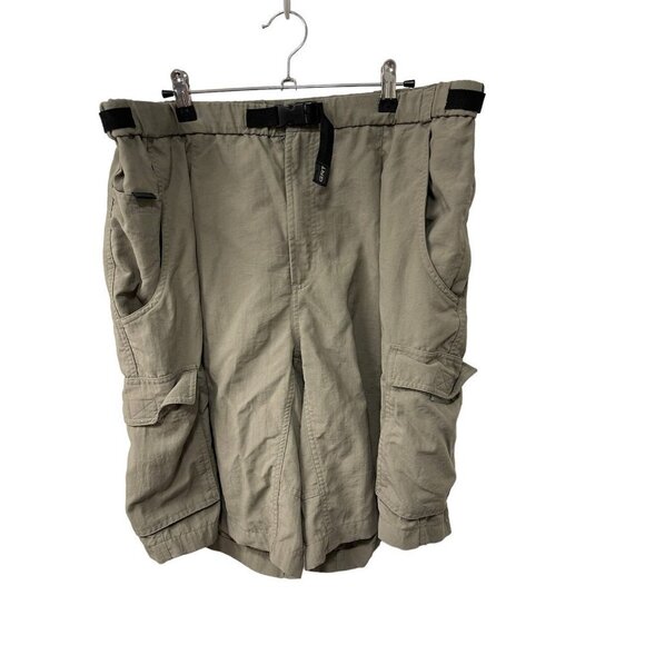 Columbia Nylon Cargo Shorts GRT Zipper Pockets Adjustable Belt Men’s Size XL - Picture 1 of 8